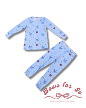 Load image into Gallery viewer, USAF Bamboo Two-Piece Pajama Set for Kids | Air Force Sleepwear