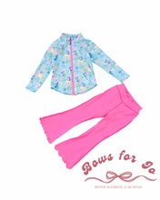 Load image into Gallery viewer, Princess Paradise Girls Yoga Set | Princess Athletic Leggings Set