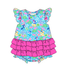 Load image into Gallery viewer, Princess Paradise Bamboo Ruffle Romper for Girls | Fairytale Boutique Outfit