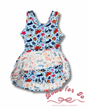 Load image into Gallery viewer, Lucky Fin Bamboo Play Dress for Girls | Ocean-Inspired Twirl Dress