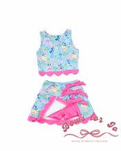 Load image into Gallery viewer, Princess Paradise Girls Athletic Set | Princess Performance Top & Athletic Skort