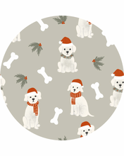 Load image into Gallery viewer, Labrador Christmas Bamboo Blanket | Holiday Baby & Toddler Blanket