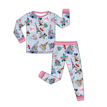 Load image into Gallery viewer, Magical Paris Bamboo Two-Piece Pajama Set | Kids Bamboo Pajamas