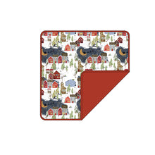 Load image into Gallery viewer, Christmas Village Bamboo Blanket | Holiday Baby & Toddler Blanket