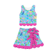 Load image into Gallery viewer, Princess Paradise Girls Athletic Set | Princess Performance Top & Athletic Skort