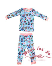Load image into Gallery viewer, Magical Paris Bamboo Two-Piece Pajama Set | Kids Bamboo Pajamas