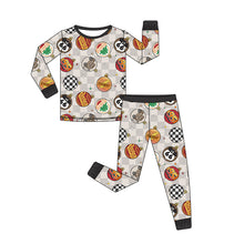 Load image into Gallery viewer, Vroom-y Christmas Bamboo Kids Two Piece Set
