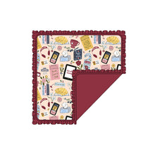 Load image into Gallery viewer, Bookworm Bliss Bamboo Blanket PREORDER- TAT 8-10 weeks before shipping

