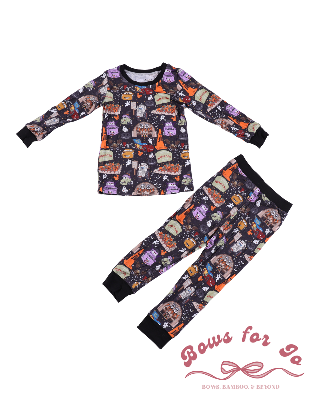 Cars Graveyard Bamboo Kids Two Piece Set
