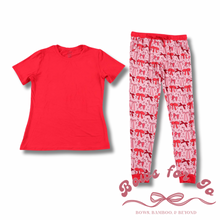 Load image into Gallery viewer, Cupid&#39;s Bows Bamboo Adult Jogger Set
