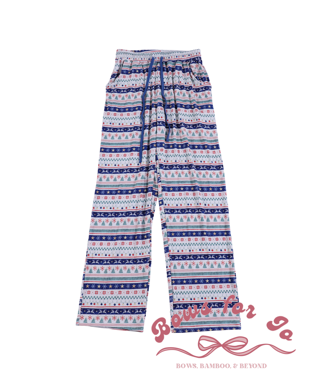 Fair Isle Bamboo Men's Pajama Pants
