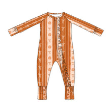 Load image into Gallery viewer, Fall in Line Bamboo Ruffle Zippy
