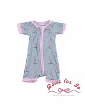 Load image into Gallery viewer, Flamingo Fun Bamboo Zippy
