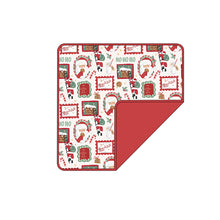 Load image into Gallery viewer, Stamps to Santa Bamboo Blanket
