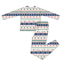 Load image into Gallery viewer, Fair Isle Bamboo Adult Jogger Set
