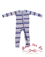 Load image into Gallery viewer, Fair Isle Bamboo Zippy
