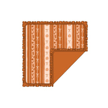 Load image into Gallery viewer, Fall in Line Bamboo Ruffle Blanket
