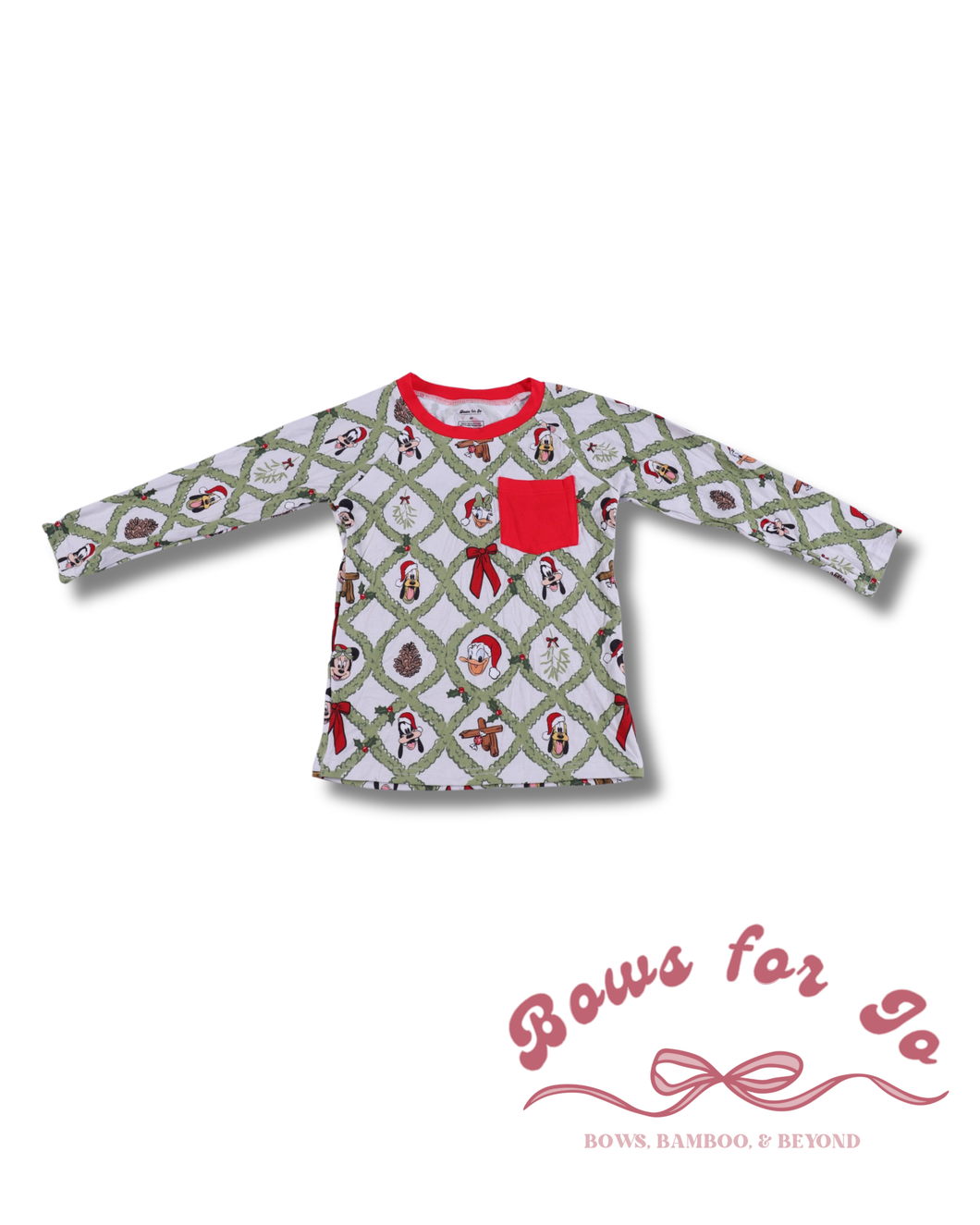 Sensational Six Christmas Bamboo Pocket Tee