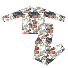 Load image into Gallery viewer, Christmas Village Bamboo Adult Jogger Set
