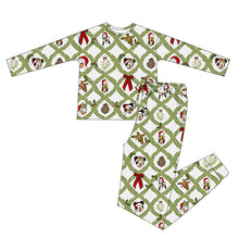 Load image into Gallery viewer, Sensational Six Christmas Bamboo Adult Jogger Set
