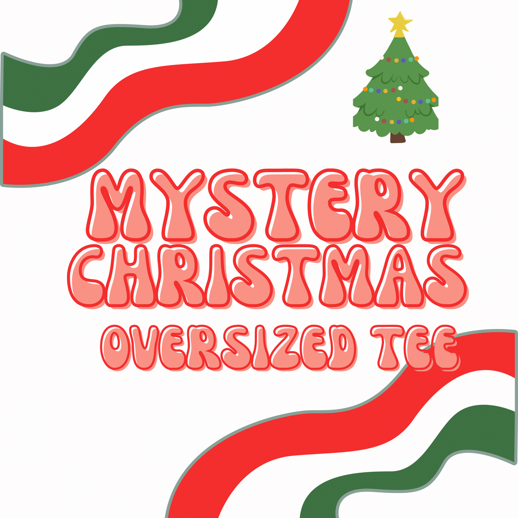 Mystery Christmas Oversized Tee