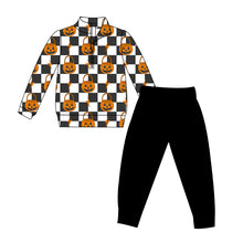 Load image into Gallery viewer, Pumpkin Pit Stop 1/2 Zip-Up Set PREORDER- TAT 8-10 weeks before shipping
