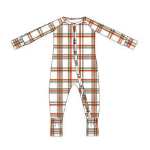 Load image into Gallery viewer, Winter Plaid Bamboo Zippy
