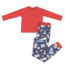 Load image into Gallery viewer, Christmas Eve Express Bamboo Adult Jogger Set- PREORDER tat 8-10 weeks before shipping
