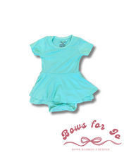 Load image into Gallery viewer, Teal Ruffle Bodysuit
