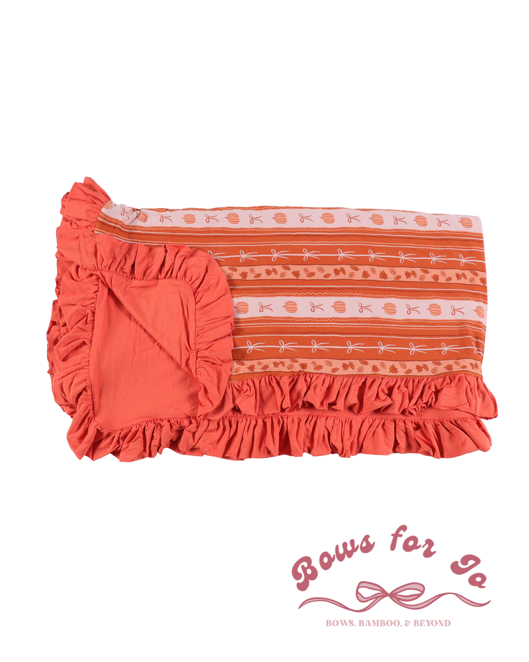 Fall in Line Bamboo Ruffle Blanket