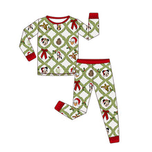Load image into Gallery viewer, Sensational Six Christmas Bamboo Kids Two Piece Set
