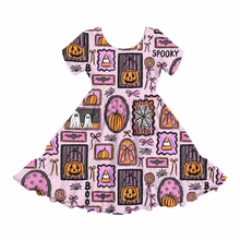 Load image into Gallery viewer, Haunted Heirlooms Twirl Dress PREORDER- TAT 8-10 weeks before shipping
