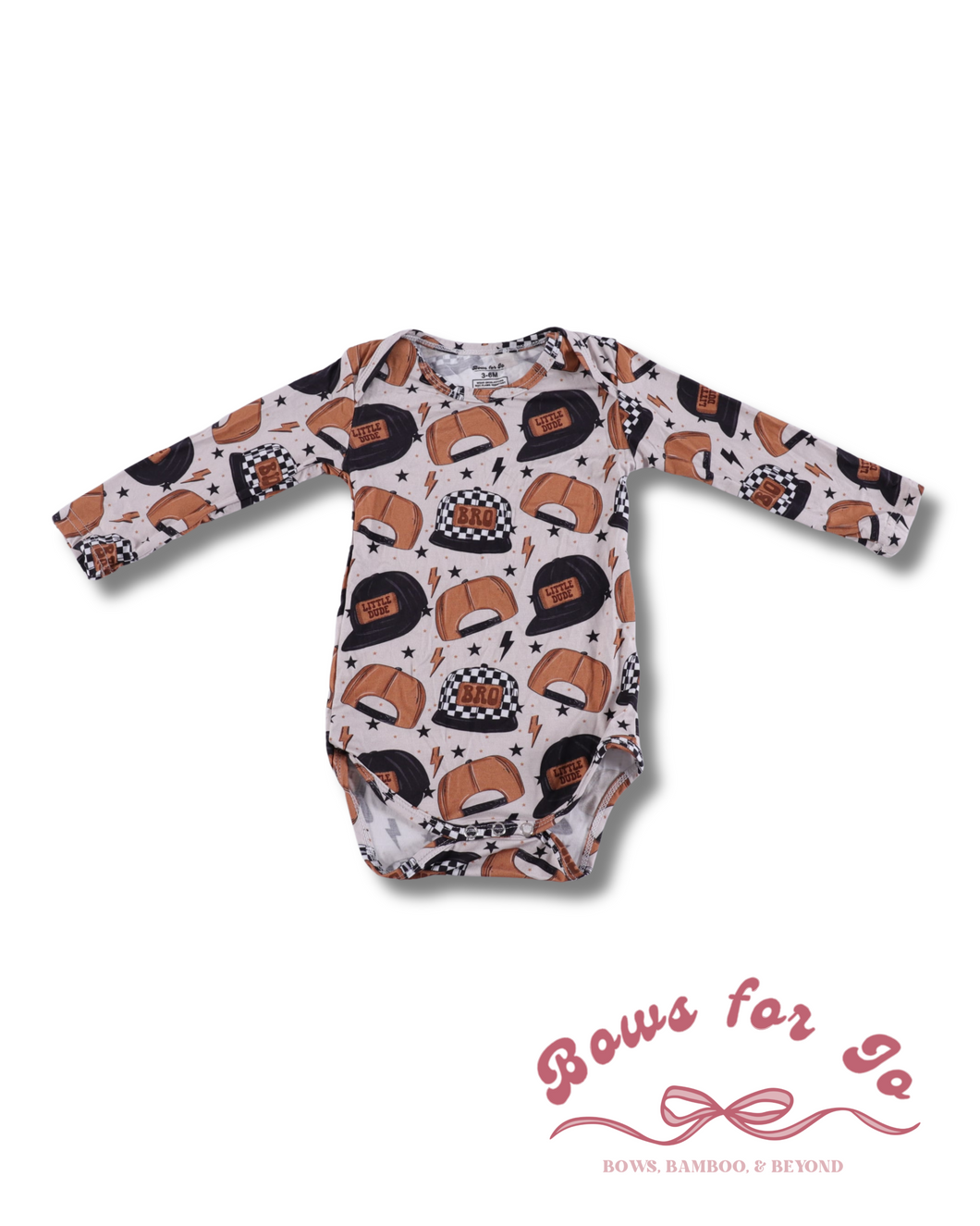 Brimmed & Bro'd Bamboo Onesie