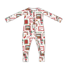 Load image into Gallery viewer, Stamps to Santa Bamboo Zippy
