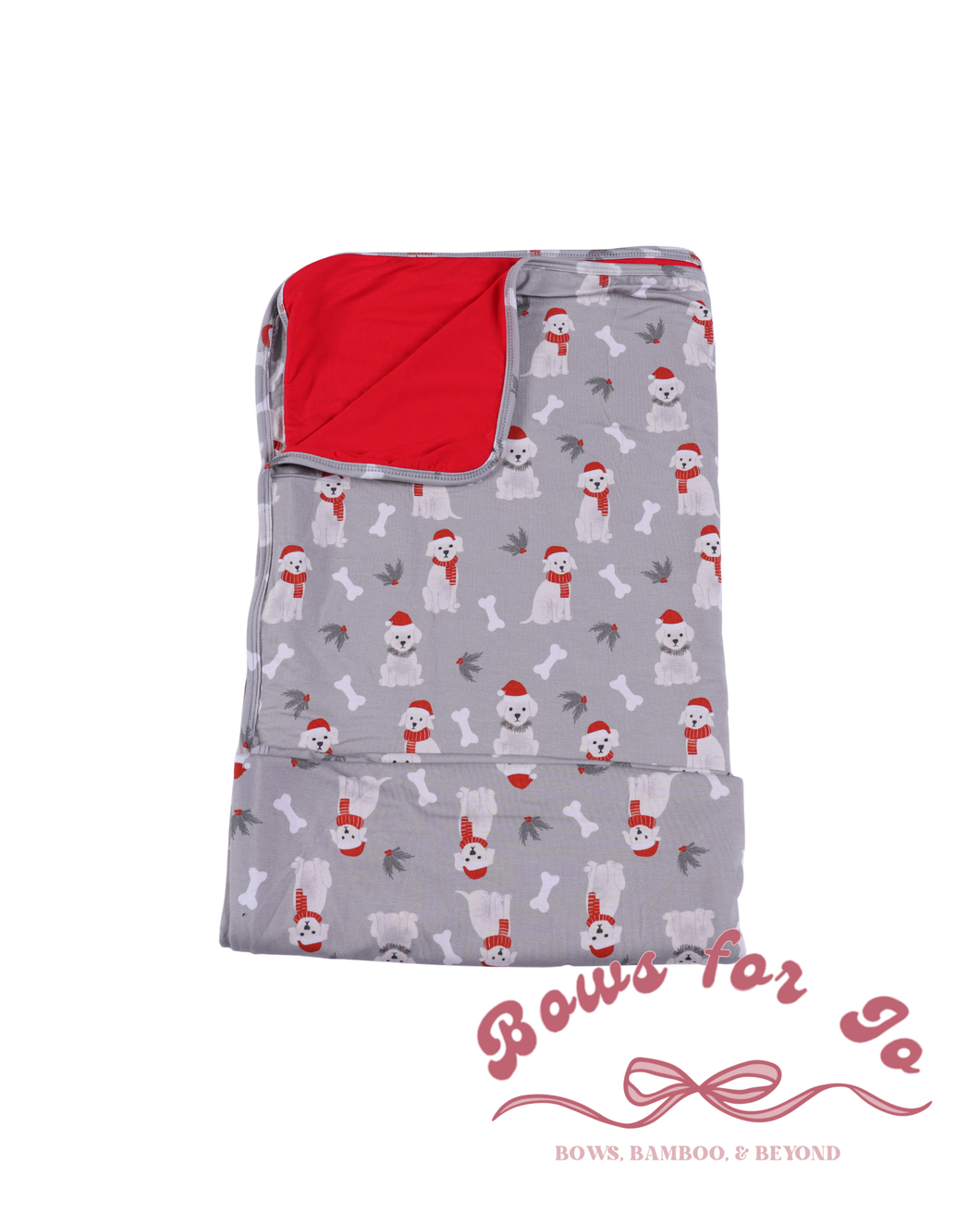 Labrador Christmas Bamboo Blanket