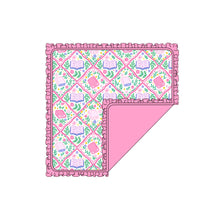 Load image into Gallery viewer, Petals &amp; Pages Bamboo Blanket PREORDER- TAT 8-10 weeks before shipping
