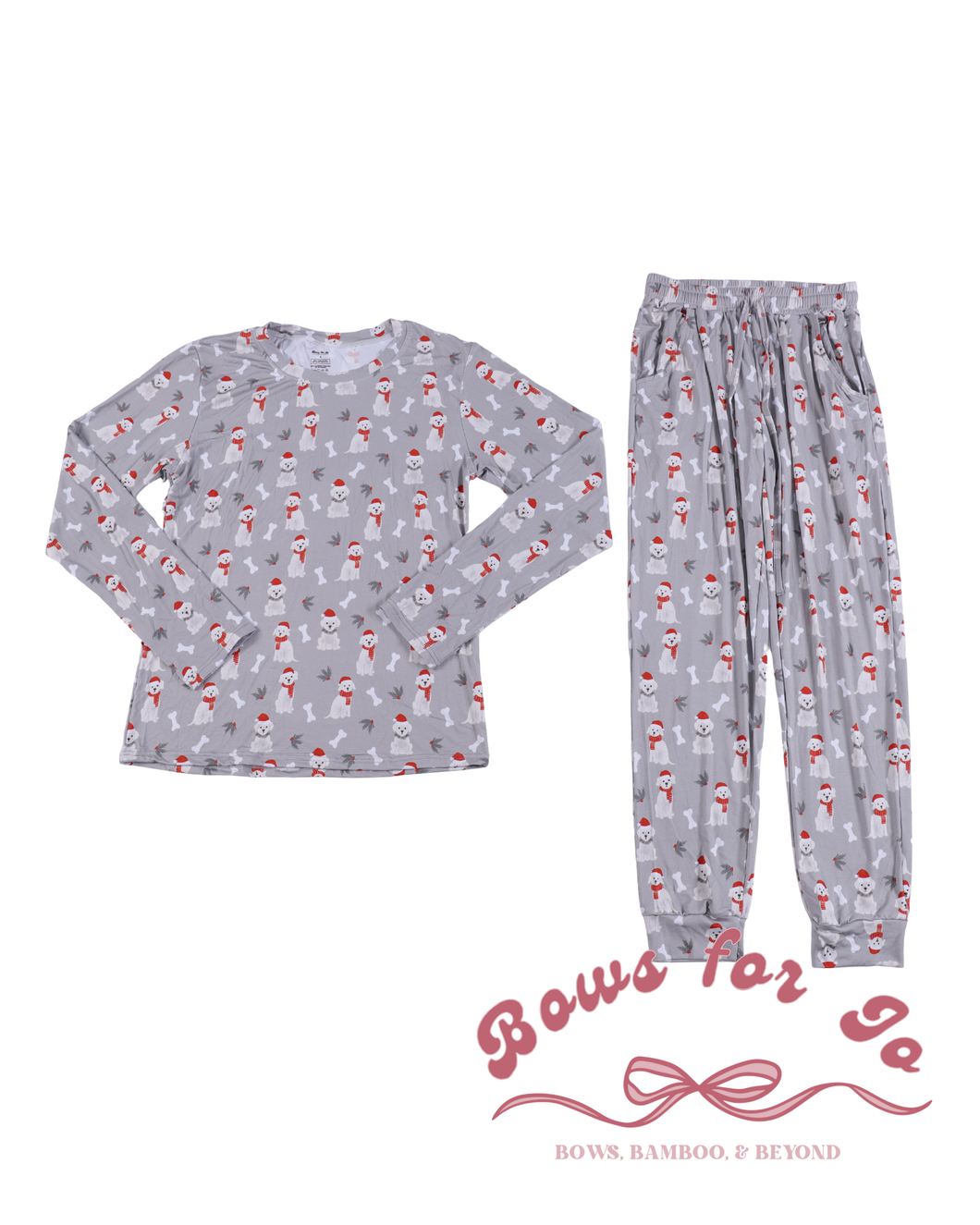 Labrador Christmas Bamboo Adult Jogger Set