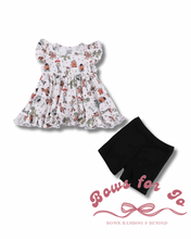 Load image into Gallery viewer, You&#39;ve Got a Friend in Me Bamboo Peplum and Shorts Set
