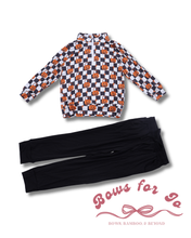 Load image into Gallery viewer, Pumpkin Pit Stop 1/2 Zip-Up Set
