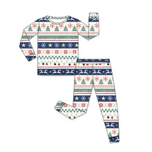 Load image into Gallery viewer, Fair Isle Bamboo Kids Two Piece Set

