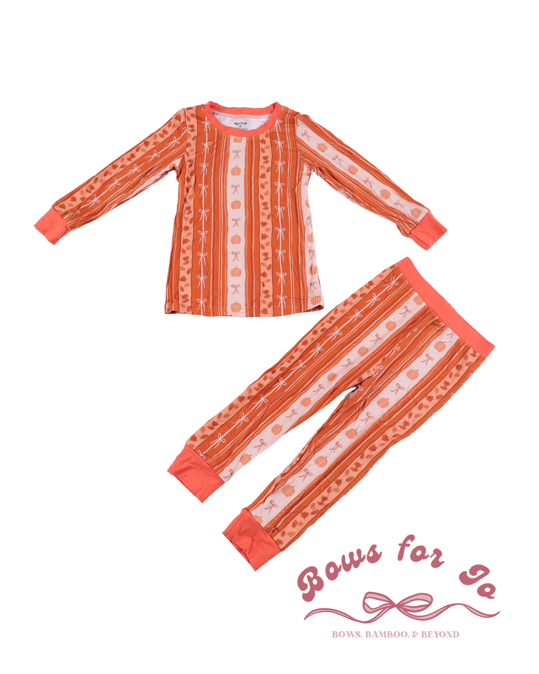 Fall in Line Bamboo Kids Two Piece Set