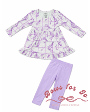 Load image into Gallery viewer, Lavender Lane Peplum Set
