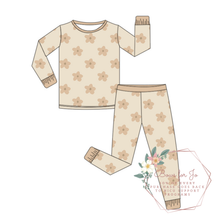 Load image into Gallery viewer, Beige Daisy Two Piece Set PREORDER- TAT 6-8 weeks before shipping
