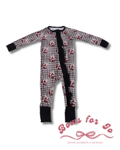 Load image into Gallery viewer, Touchdown Bamboo Ruffle Zippy
