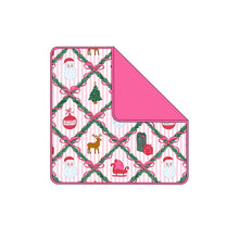 Load image into Gallery viewer, Christmas Charm Bamboo Blanket PREORDER- TAT 8-10 weeks before shipping
