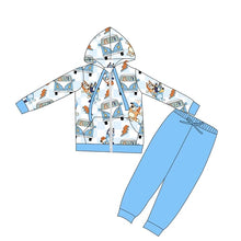 Load image into Gallery viewer, Adventure Pups Bamboo Zip-Up and Jogger Set
