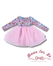 Load image into Gallery viewer, Merry Swiftmas Bamboo Ruffle Dress
