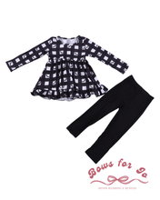 Load image into Gallery viewer, It&#39;s Freaking Bats Bamboo Peplum and Leggings Set

