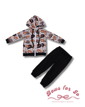 Load image into Gallery viewer, Brimmed &amp; Bro&#39;d Bamboo Zip-Up and Jogger Set
