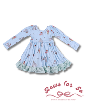 Load image into Gallery viewer, Holiday Faves Bamboo Twirl Dress
